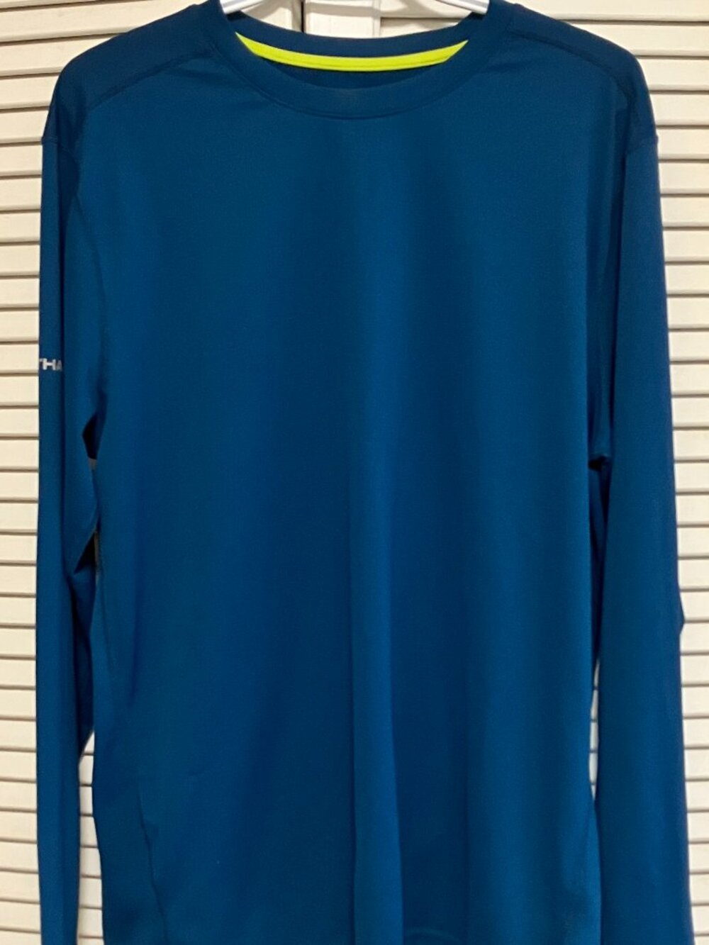 Mens Long Sleeve Running/Fitness Shirt Size XL NATHAN